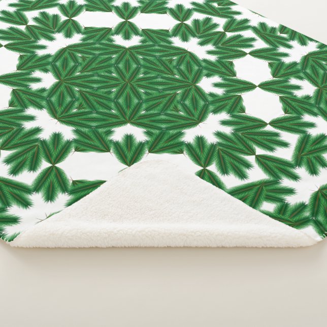 Celtic Pines Sherpa Blanket (3 Sizes) (3/4)
