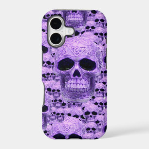 Celtic purple skull collage