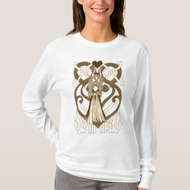 Celtic Queen of Hearts T-Shirt (Front)