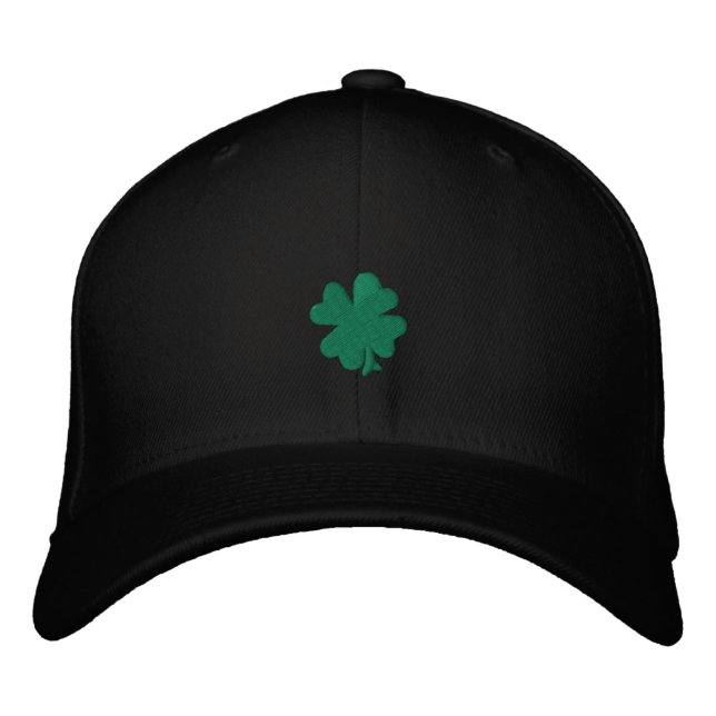 Celtic Quest "Green Clover" FlexFit Hat (Front)