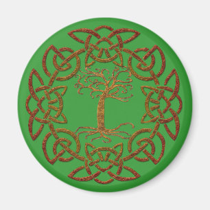 Celtic Ring Tree of Life Irish-supporter Magnet
