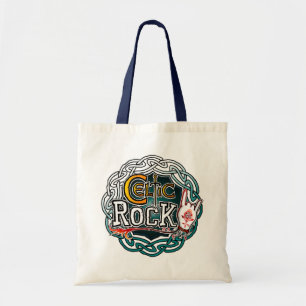Celtic rock tote bag