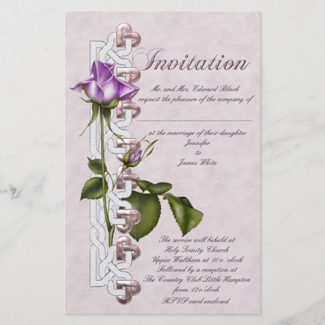 Celtic Rose Wedding (Front)