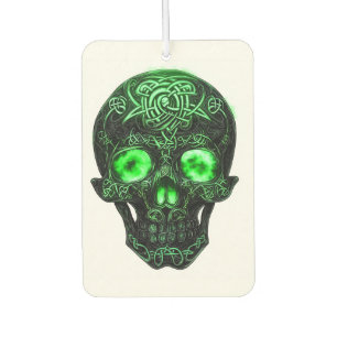 Celtic Rune Skull Car Air Freshener