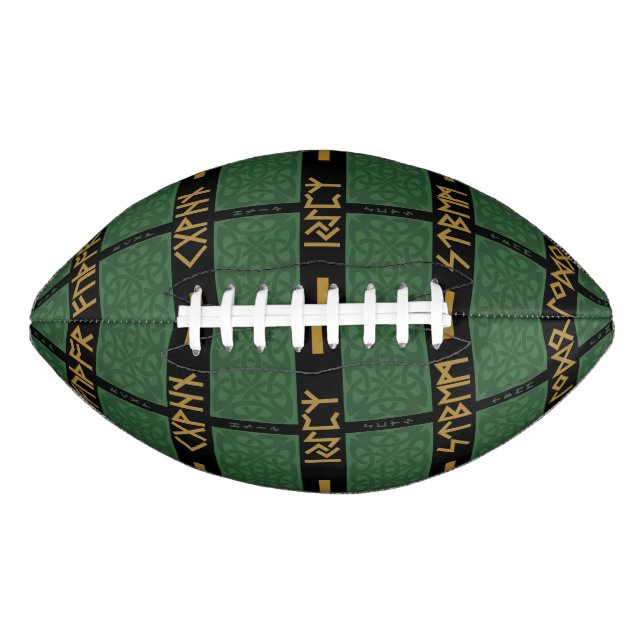 Celtic Runes 1 Football (Front)