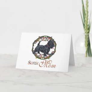 Celtic Scottish Terrier Mother Card