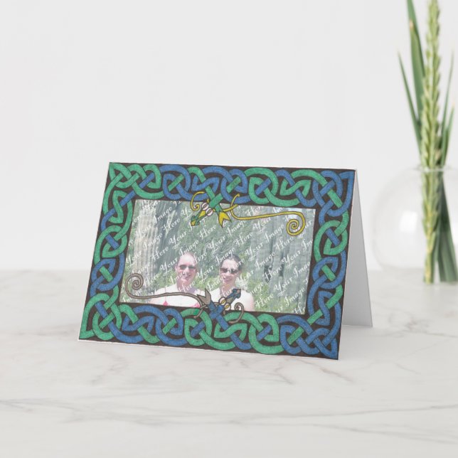 Celtic Serpent Frame card (Front)