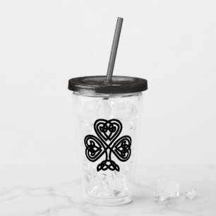 Celtic Shamrock Acrylic Tumbler