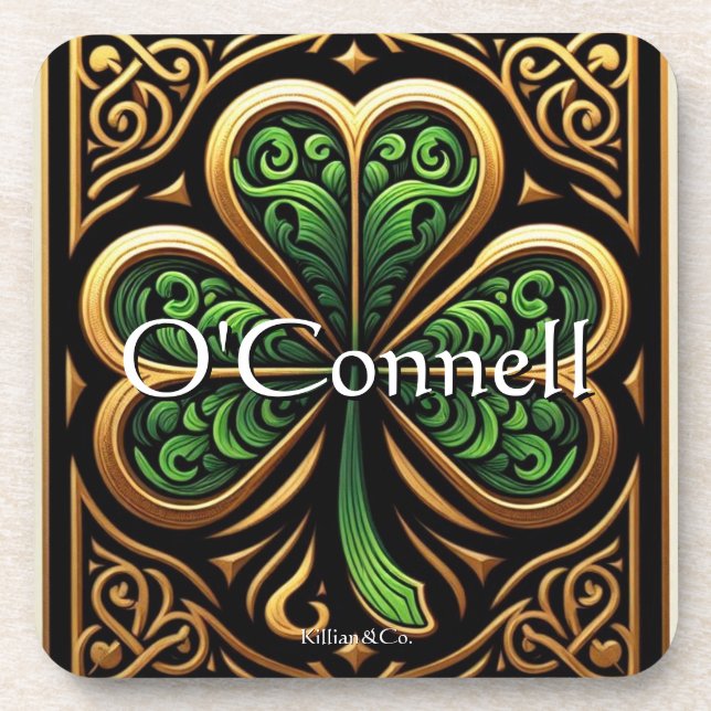 Celtic Shamrock Coaster  (Front)