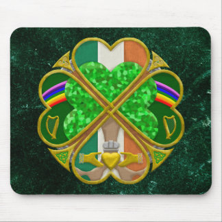 Celtic Shamrock Heritage Symbol Irish Inspired Mouse Pad