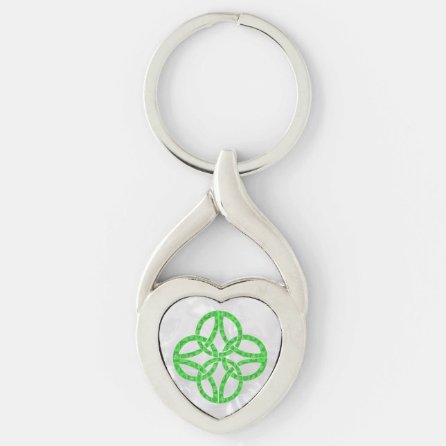 Celtic Shamrock Key Ring (Front)