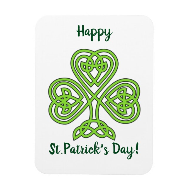 Celtic Shamrock Magnet (Vertical)