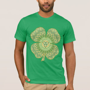 Celtic Shamrock Men's Dark Shirt