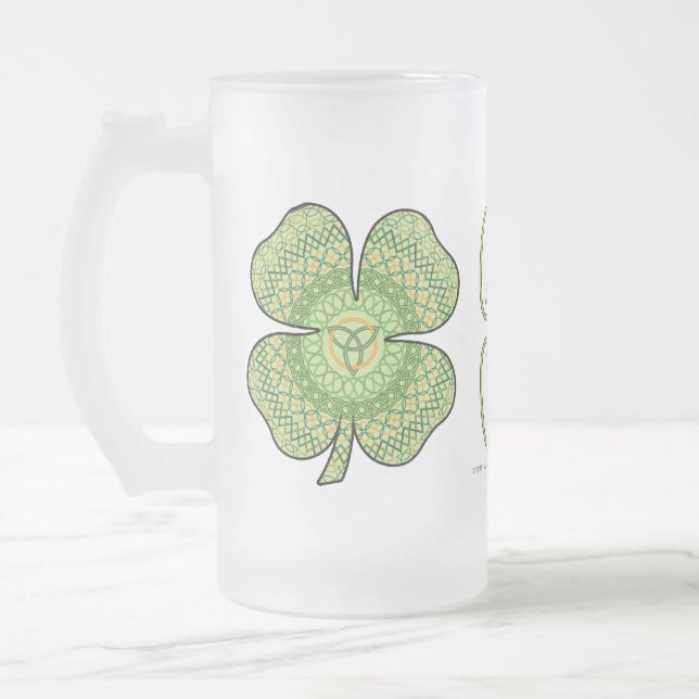 Celtic Shamrock Mug (Left)