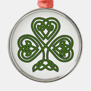 Celtic Shamrock - St Patricks Day Metal Tree Decoration