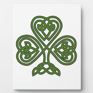 Celtic Shamrock - St Patricks Day Plaque