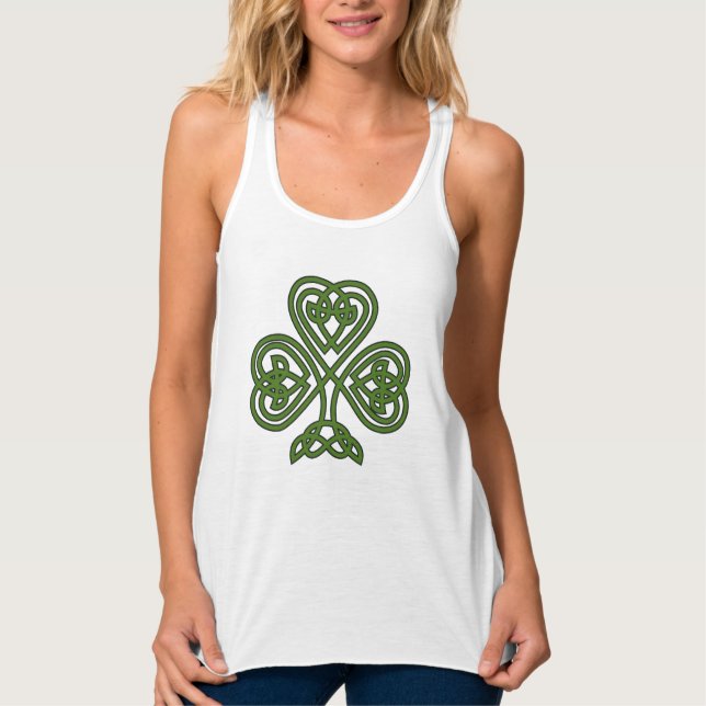Celtic Shamrock - St Patricks Day Singlet (Front)
