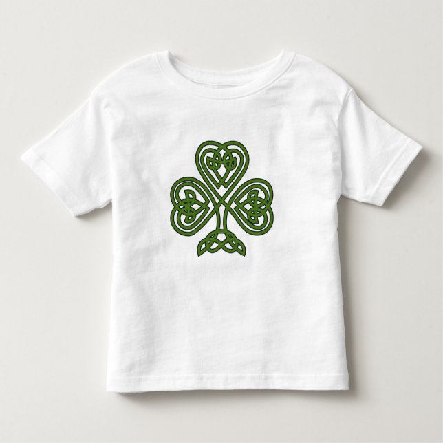 Celtic Shamrock - St Patricks Day Toddler T-Shirt (Front)