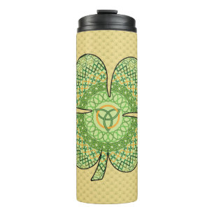 Celtic Shamrock Thermal Tumbler