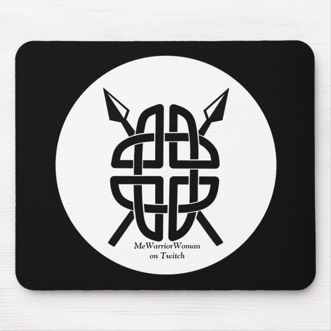 Celtic Shield,  MeWarriorWoman on Twitch  Mouse Pad (Front)