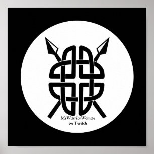 Celtic Shield,  MeWarriorWoman on Twitch  Poster