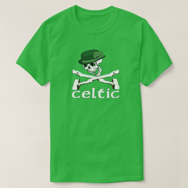 Celtic Shillelagh T Shirt (Design Front)