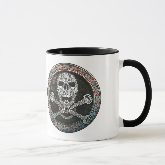 Celtic Skull & Crossbones Mug (Right)