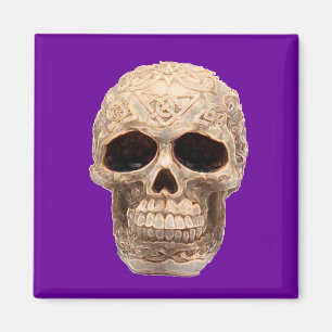 celtic skull magnet