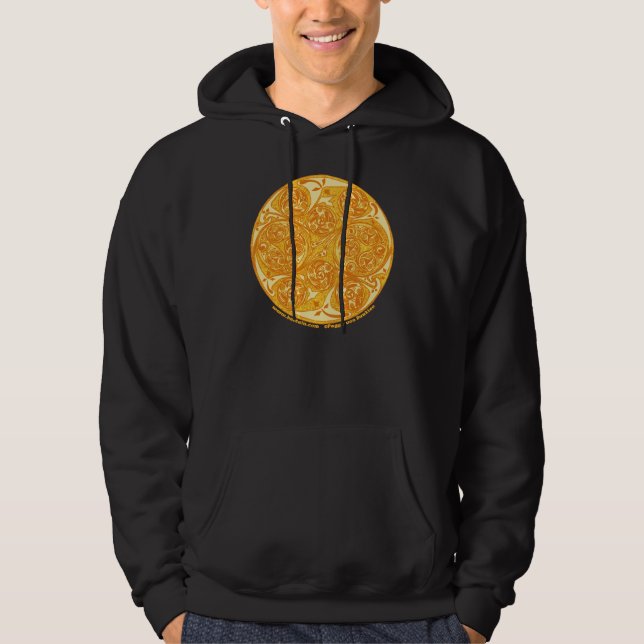 Celtic Spiral Art Mandala Hoodies (Front)