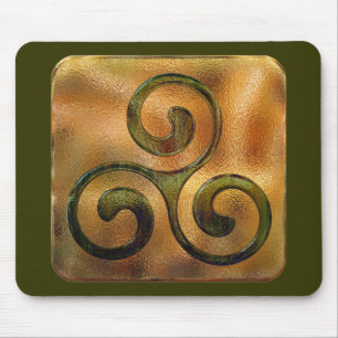 celtic spirals mouse pad