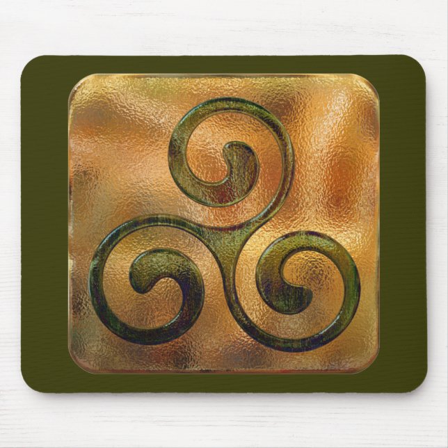 celtic spirals mouse pad (Front)