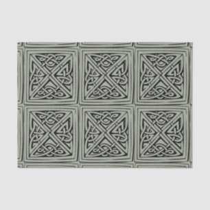 celtic square knot tissue paper