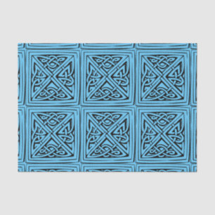 celtic square knot tissue paper