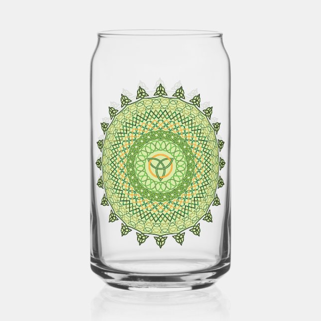 Celtic St. Patty's Day Can Glass (Front)