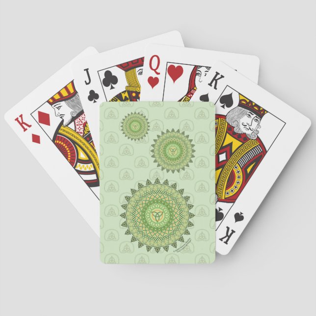 Celtic St. Patty's Day Classic Playing Cards (Back)