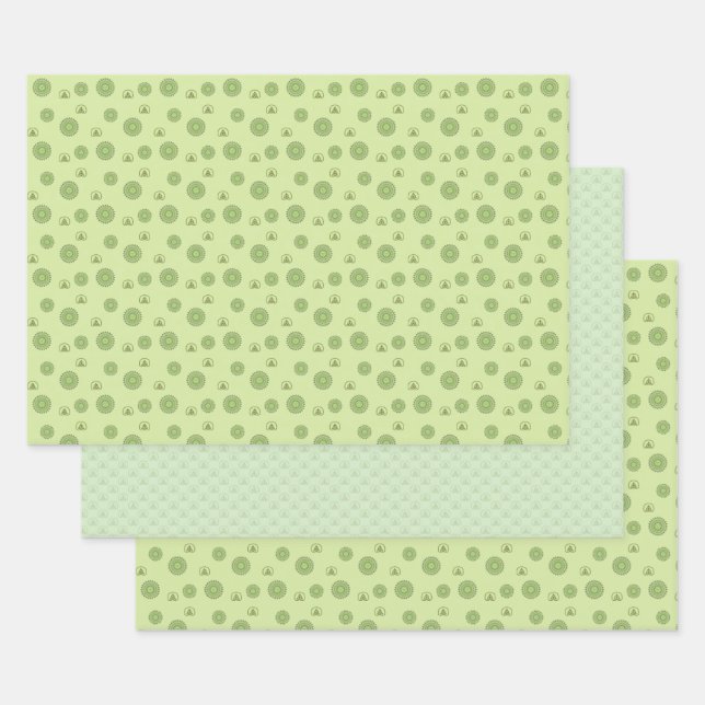 Celtic St. Patty's Day Wrapping Paper Set (Set)