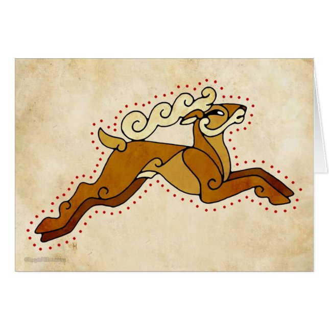 Celtic Stag (Front Horizontal)