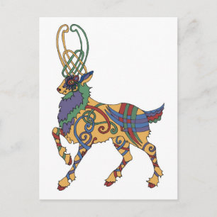 Celtic Stag Postcard