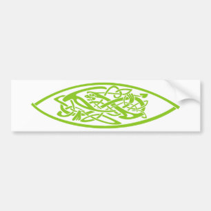 Celtic Surfboard Bumper Sticker