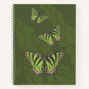 Celtic Swallowtail Spiral Notebook