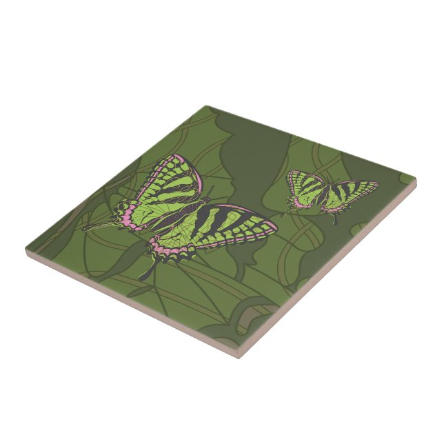 Celtic Swallowtail Tile (Side)