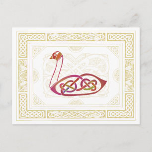 Celtic Swan Postcard