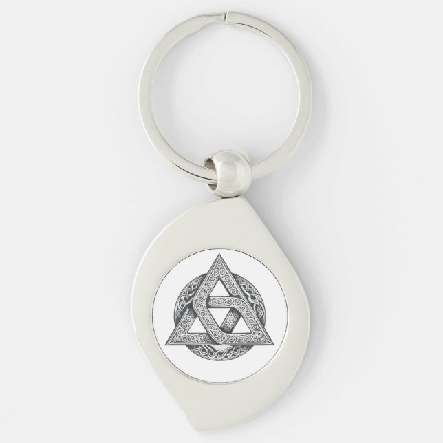 Celtic symbol, trinity knot key ring (Front)