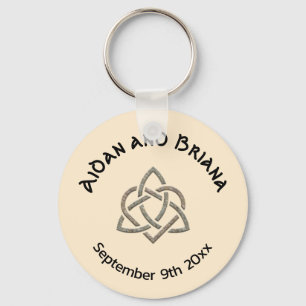 Celtic symbols key ring