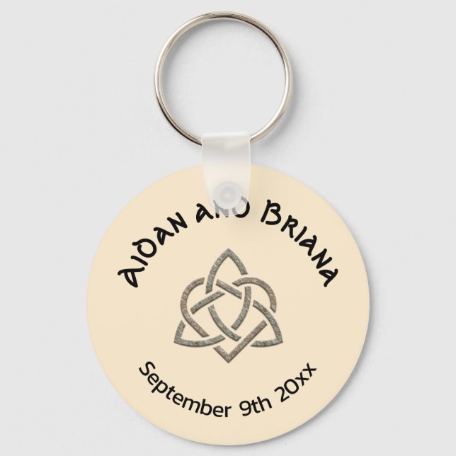 Celtic symbols key ring (Front)