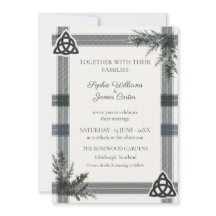Celtic Tartan Botanical Heritage Wedding