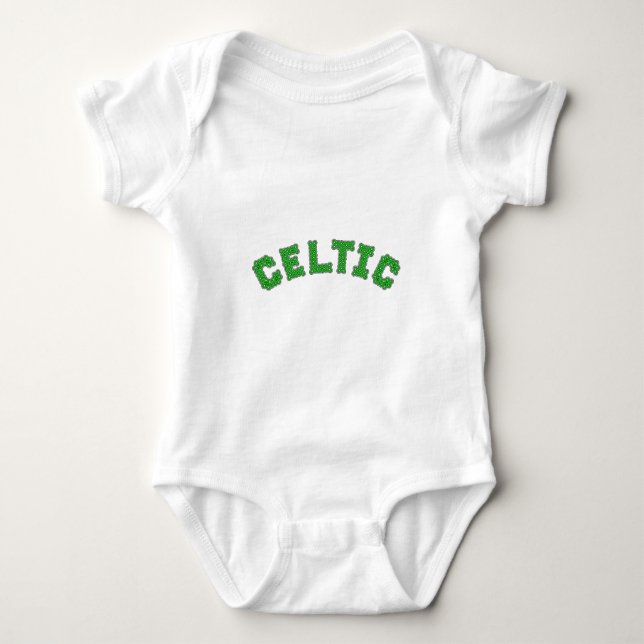 Celtic Text Baby Bodysuit (Front)
