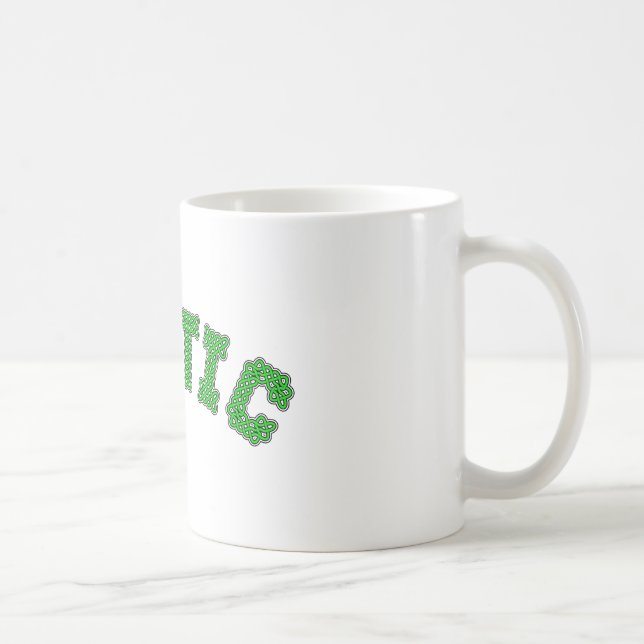 Celtic Text Coffee Mug (Right)