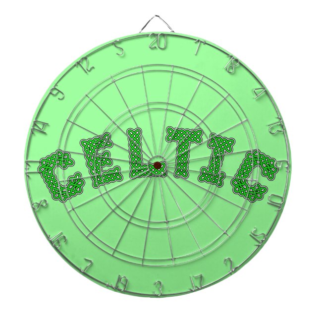 Celtic Text Dartboard (Front)