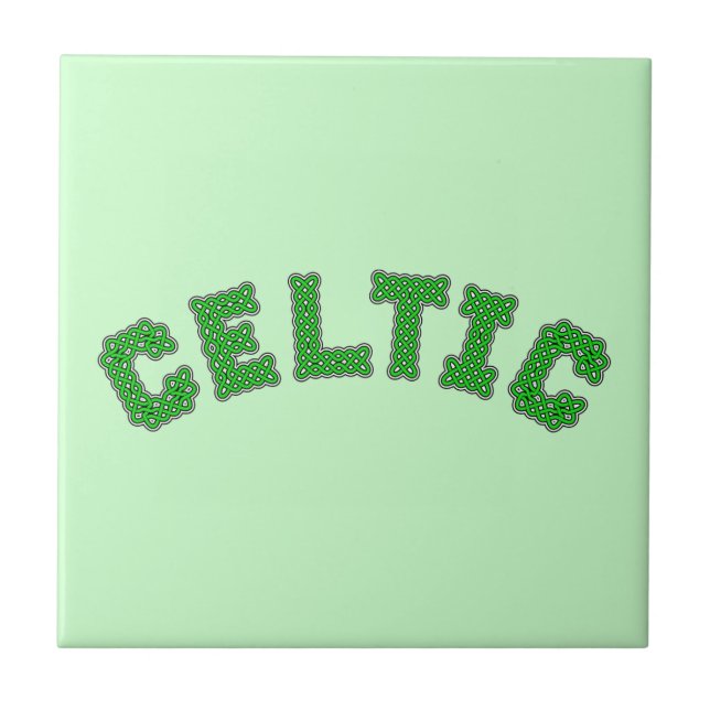 Celtic Text Tile (Front)